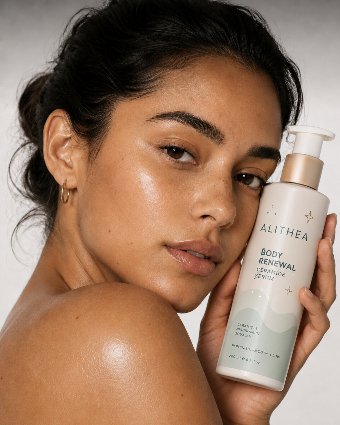 Skincare catalog image optimization — compressed without quality loss